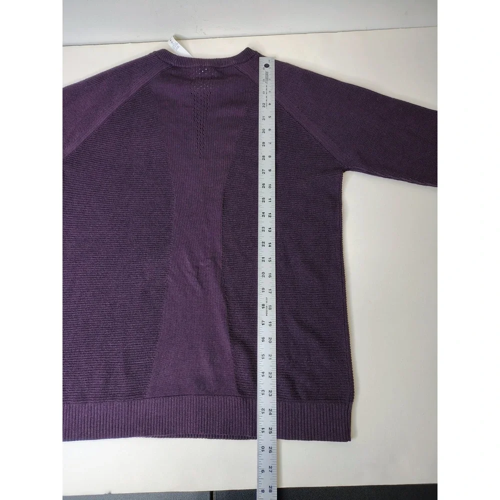 Lululemon simple wool crewneck pullover sweater Size 12